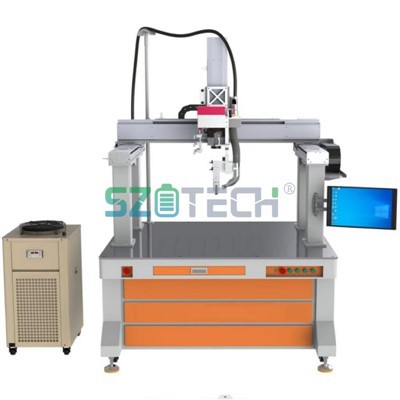 Laser Schweess Maschinn Fir Lithium Batterie Pack Produktioun Linn Mat Motor Kär Komponent 1 Joer Garantie 380V